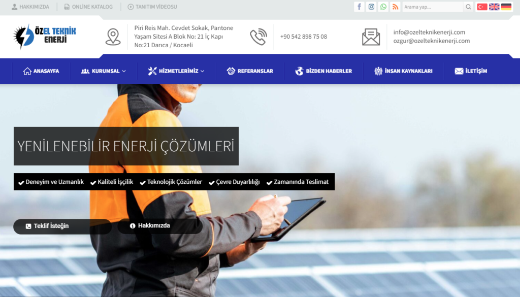 Özel Teknik Enerji